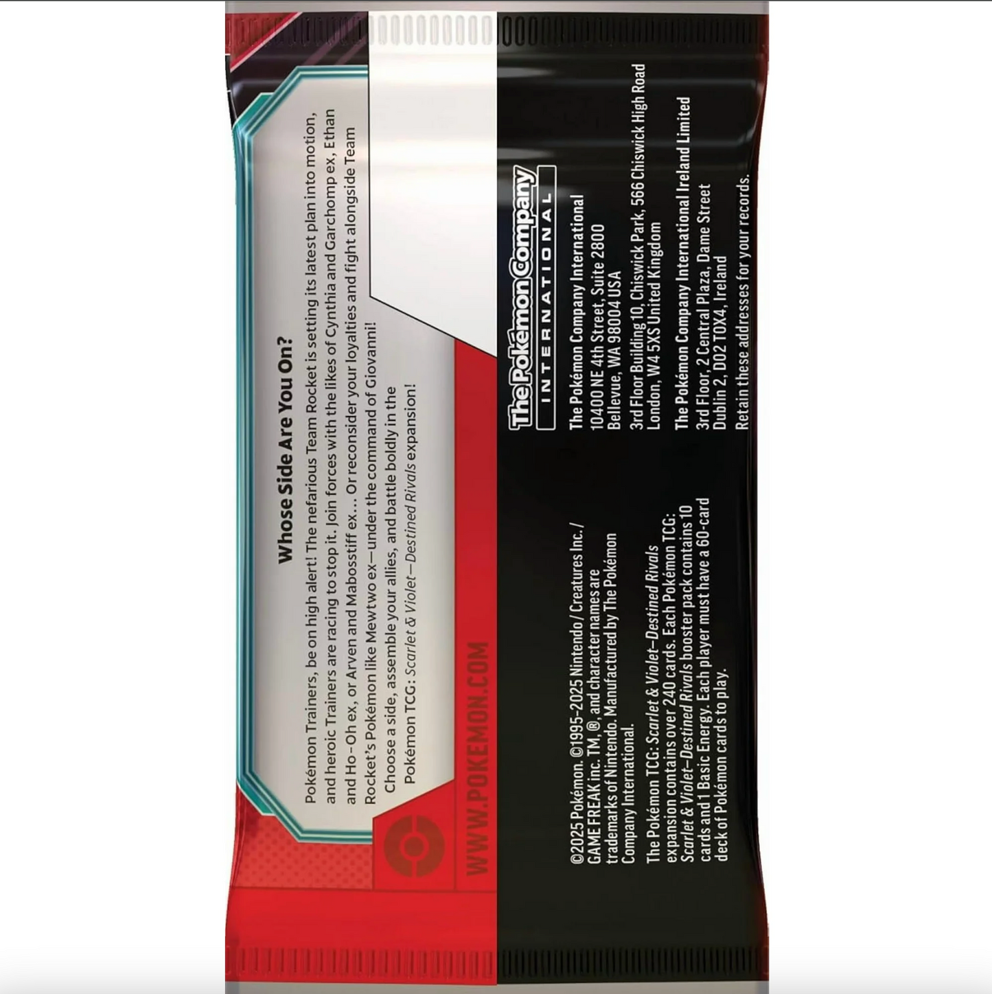 Pokemon TCG: Scarlet & Violet - Destined Rivals Booster Display Box - 36 Packs